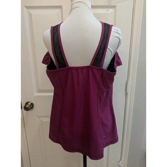LIVI ACTIVE LANE BRYANT PLUS SWIMSUIT TOP SIZE 18 - Picture 2 of 4
